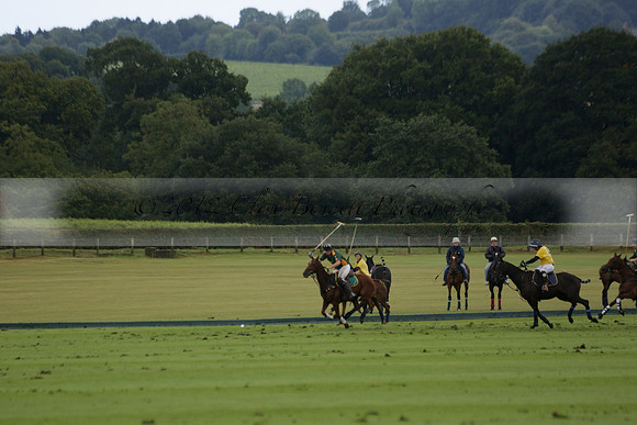 Maiz Dulce (green) v Las Esterellas (yellow) in the PSI Final polo match at Cowdray Park Polo Club on Ambersham 2 on Sunday 2013.09.08 www.polopictures.co.uk