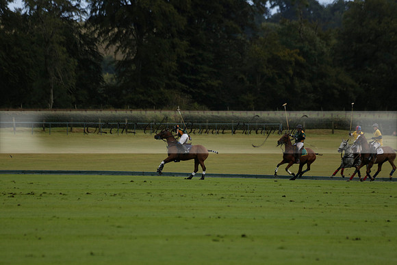 Maiz Dulce (green) v Las Esterellas (yellow) in the PSI Final polo match at Cowdray Park Polo Club on Ambersham 2 on Sunday 2013.09.08 www.polopictures.co.uk