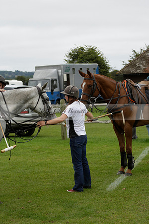 Four Quarters Black (black) v Clashleigh (red) in the Autumn Cup subsidiary final polo match on Ambersham 2 at Cowdray Park Polo Club on Sunday 22 September 2013 www.polopictures.co.uk