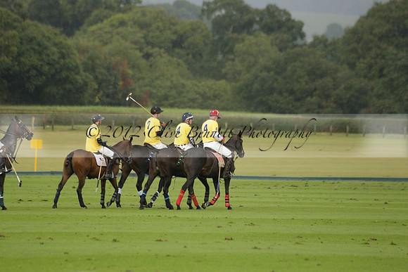 Maiz Dulce (green) v Las Esterellas (yellow) in the PSI Final polo match at Cowdray Park Polo Club on Ambersham 2 on Sunday 2013.09.08 www.polopictures.co.uk