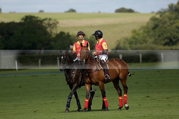 Four Quarters Black (black) v BHC (red) in a Autumn Cup polo match on Ambersham 2 at Cowdray Park Polo Club on Friday 20 September 2013 www.polopictures.co.uk