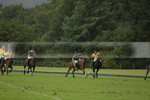 Maiz Dulce (green) v Las Esterellas (yellow) in the PSI Final polo match at Cowdray Park Polo Club on Ambersham 2 on Sunday 2013.09.08 www.polopictures.co.uk