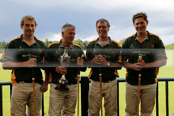 Maiz Dulce (green) v Las Esterellas (yellow) in the PSI Final polo match at Cowdray Park Polo Club on Ambersham 2 on Sunday 2013.09.08 www.polopictures.co.uk