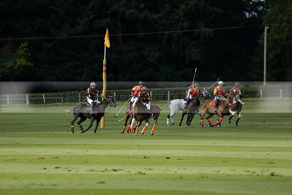 Four Quarters Black (black) v BHC (red) in a Autumn Cup polo match on Ambersham 2 at Cowdray Park Polo Club on Friday 20 September 2013 www.polopictures.co.uk