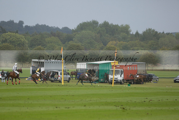 Maiz Dulce (green) v Las Esterellas (yellow) in the PSI Final polo match at Cowdray Park Polo Club on Ambersham 2 on Sunday 2013.09.08 www.polopictures.co.uk