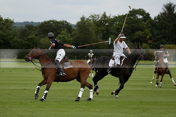 Aryana (black) v Home Farm (white) in a Farewell Cup polo match played on Ambersham 5 at Cowdray Park Polo Club on Wednesday 2013.09.11 www.polopictures.co.uk