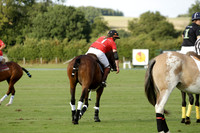 Ice Craft (red) v Hincha Pelota (black) in a Lodsworth Cup Polo match on Ambersham 5 at Cowdray Park Polo Club on Friday 30 August 2013. 2013.08.30 www.polopictures.co.uk