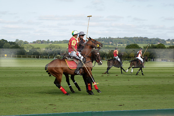 Four Quarters Black (black) v BHC (red) in a Autumn Cup polo match on Ambersham 2 at Cowdray Park Polo Club on Friday 20 September 2013 www.polopictures.co.uk