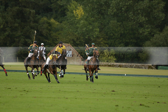 Maiz Dulce (green) v Las Esterellas (yellow) in the PSI Final polo match at Cowdray Park Polo Club on Ambersham 2 on Sunday 2013.09.08 www.polopictures.co.uk