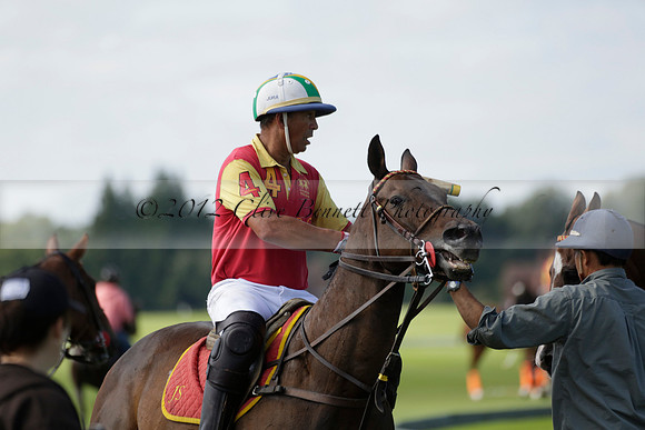 Four Quarters Black (black) v BHC (red) in a Autumn Cup polo match on Ambersham 2 at Cowdray Park Polo Club on Friday 20 September 2013 www.polopictures.co.uk