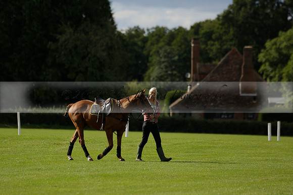 Aryana (black) v Shoreline (yellow) in a Farewell Cup polo match played on Ambersham 5 at Cowdray Park Polo Club on Wednesday 18 September 2013. www.polopictures.co.uk