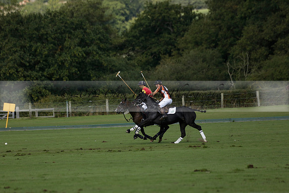 Four Quarters Black (black) v BHC (red) in a Autumn Cup polo match on Ambersham 2 at Cowdray Park Polo Club on Friday 20 September 2013 www.polopictures.co.uk