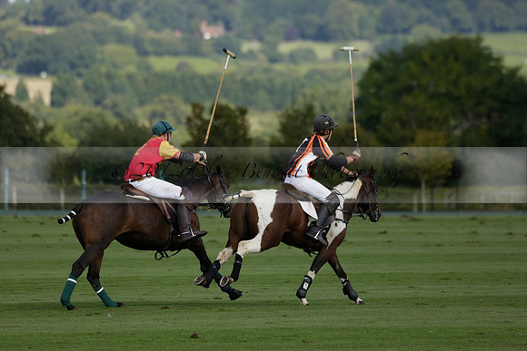 Four Quarters Black (black) v BHC (red) in a Autumn Cup polo match on Ambersham 2 at Cowdray Park Polo Club on Friday 20 September 2013 www.polopictures.co.uk