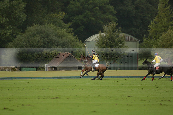 Maiz Dulce (green) v Las Esterellas (yellow) in the PSI Final polo match at Cowdray Park Polo Club on Ambersham 2 on Sunday 2013.09.08 www.polopictures.co.uk