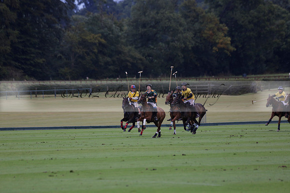Maiz Dulce (green) v Las Esterellas (yellow) in the PSI Final polo match at Cowdray Park Polo Club on Ambersham 2 on Sunday 2013.09.08 www.polopictures.co.uk