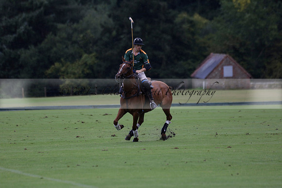 Maiz Dulce (green) v Las Esterellas (yellow) in the PSI Final polo match at Cowdray Park Polo Club on Ambersham 2 on Sunday 2013.09.08 www.polopictures.co.uk