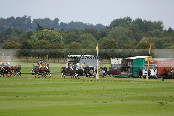 Maiz Dulce (green) v Las Esterellas (yellow) in the PSI Final polo match at Cowdray Park Polo Club on Ambersham 2 on Sunday 2013.09.08 www.polopictures.co.uk