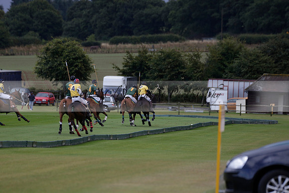 Maiz Dulce (green) v Las Esterellas (yellow) in the PSI Final polo match at Cowdray Park Polo Club on Ambersham 2 on Sunday 2013.09.08 www.polopictures.co.uk