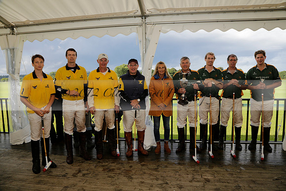 Maiz Dulce (green) v Las Esterellas (yellow) in the PSI Final polo match at Cowdray Park Polo Club on Ambersham 2 on Sunday 2013.09.08 www.polopictures.co.uk