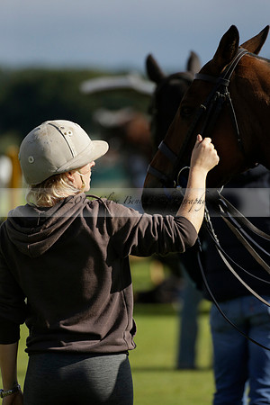 Aryana (black) v Shoreline (yellow) in a Farewell Cup polo match played on Ambersham 5 at Cowdray Park Polo Club on Wednesday 18 September 2013. www.polopictures.co.uk