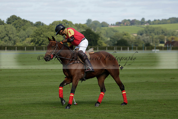Four Quarters Black (black) v BHC (red) in a Autumn Cup polo match on Ambersham 2 at Cowdray Park Polo Club on Friday 20 September 2013 www.polopictures.co.uk