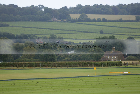 Maiz Dulce (green) v Las Esterellas (yellow) in the PSI Final polo match at Cowdray Park Polo Club on Ambersham 2 on Sunday 2013.09.08 www.polopictures.co.uk