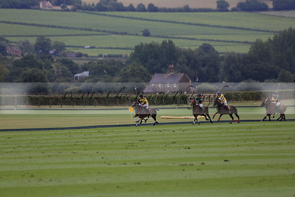 Maiz Dulce (green) v Las Esterellas (yellow) in the PSI Final polo match at Cowdray Park Polo Club on Ambersham 2 on Sunday 2013.09.08 www.polopictures.co.uk