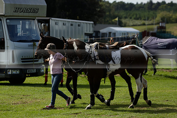 Four Quarters Black (black) v BHC (red) in a Autumn Cup polo match on Ambersham 2 at Cowdray Park Polo Club on Friday 20 September 2013 www.polopictures.co.uk