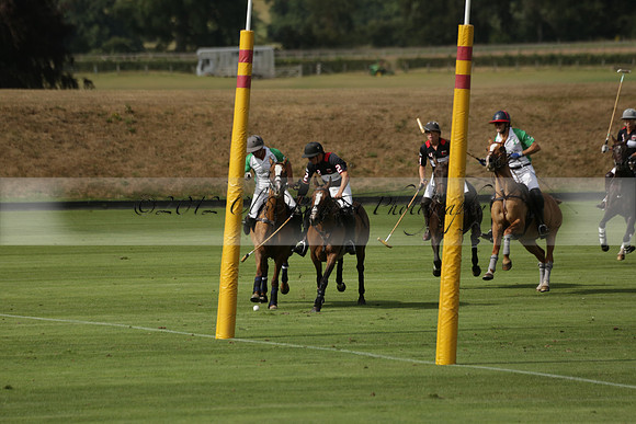 Jaeger Le Coultre (black)  v Wairakei Pastoral (white) in a Jaeger Le Coultre Holden White Cup polo match played on 29 July 2013 at Cowdray Park Polo Club on Brooksfieldwww.polopictures.co.uk