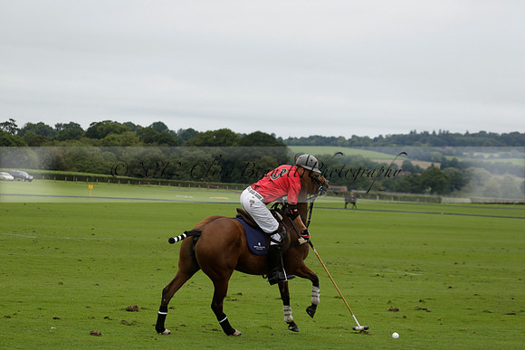 Four Quarters Black (black) v Clashleigh (red) in the Autumn Cup subsidiary final polo match on Ambersham 2 at Cowdray Park Polo Club on Sunday 22 September 2013 www.polopictures.co.uk
