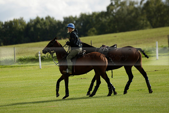 Aryana (black) v Shoreline (yellow) in a Farewell Cup polo match played on Ambersham 5 at Cowdray Park Polo Club on Wednesday 18 September 2013. www.polopictures.co.uk