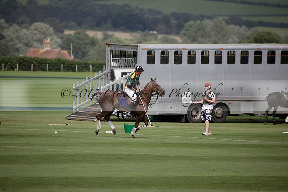 Maiz Dulce v Combe in a Brecknock Cup polo match played on Ambersham 2 at Cowdray Park Polo Club on Friday 17 August 2012