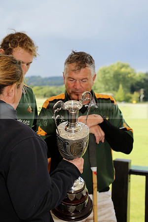 Maiz Dulce (green) v Las Esterellas (yellow) in the PSI Final polo match at Cowdray Park Polo Club on Ambersham 2 on Sunday 2013.09.08 www.polopictures.co.uk