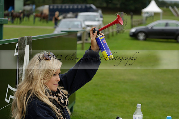 Four Quarters Black (black) v Clashleigh (red) in the Autumn Cup subsidiary final polo match on Ambersham 2 at Cowdray Park Polo Club on Sunday 22 September 2013 www.polopictures.co.uk