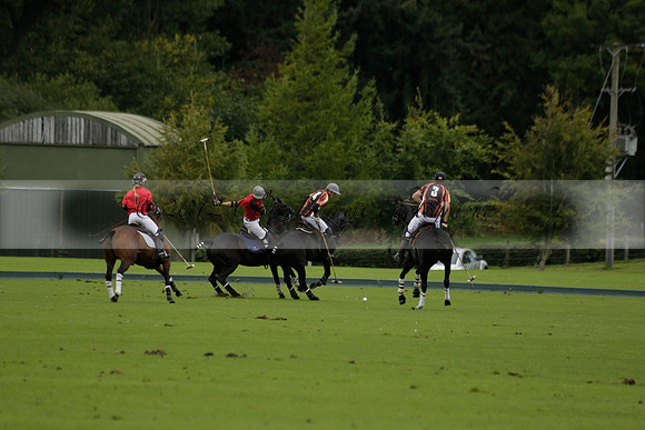 Four Quarters Black (black) v Clashleigh (red) in the Autumn Cup subsidiary final polo match on Ambersham 2 at Cowdray Park Polo Club on Sunday 22 September 2013 www.polopictures.co.uk