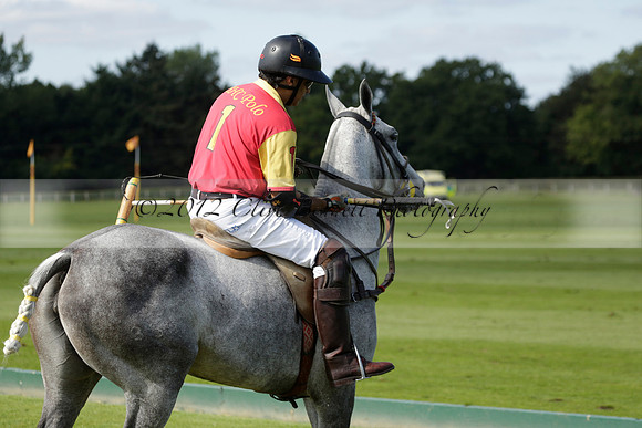 Four Quarters Black (black) v BHC (red) in a Autumn Cup polo match on Ambersham 2 at Cowdray Park Polo Club on Friday 20 September 2013 www.polopictures.co.uk