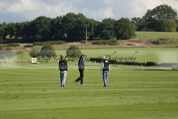 Aryana (black) v Shoreline (yellow) in a Farewell Cup polo match played on Ambersham 5 at Cowdray Park Polo Club on Wednesday 18 September 2013. www.polopictures.co.uk