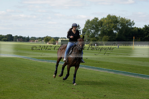Four Quarters Black (black) v BHC (red) in a Autumn Cup polo match on Ambersham 2 at Cowdray Park Polo Club on Friday 20 September 2013 www.polopictures.co.uk