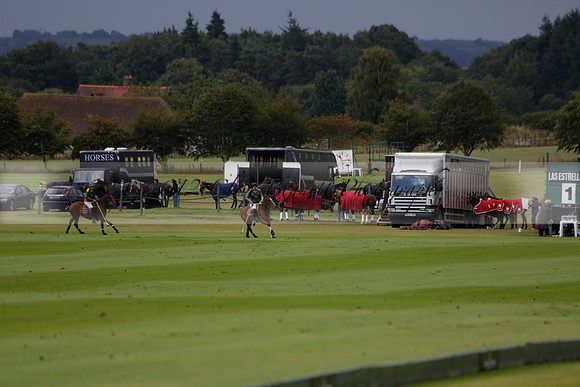 Maiz Dulce (green) v Las Esterellas (yellow) in the PSI Final polo match at Cowdray Park Polo Club on Ambersham 2 on Sunday 2013.09.08 www.polopictures.co.uk