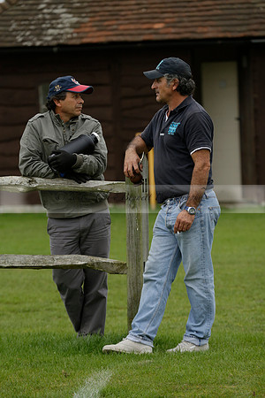 Four Quarters Black (black) v Clashleigh (red) in the Autumn Cup subsidiary final polo match on Ambersham 2 at Cowdray Park Polo Club on Sunday 22 September 2013 www.polopictures.co.uk