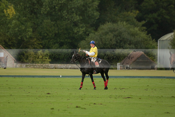 Maiz Dulce (green) v Las Esterellas (yellow) in the PSI Final polo match at Cowdray Park Polo Club on Ambersham 2 on Sunday 2013.09.08 www.polopictures.co.uk