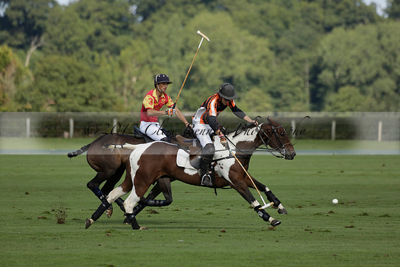 Four Quarters Black (black) v BHC (red) in a Autumn Cup polo match on Ambersham 2 at Cowdray Park Polo Club on Friday 20 September 2013 www.polopictures.co.uk