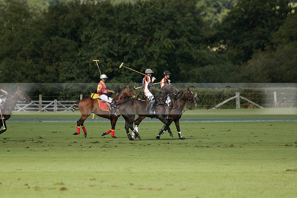 Four Quarters Black (black) v BHC (red) in a Autumn Cup polo match on Ambersham 2 at Cowdray Park Polo Club on Friday 20 September 2013 www.polopictures.co.uk