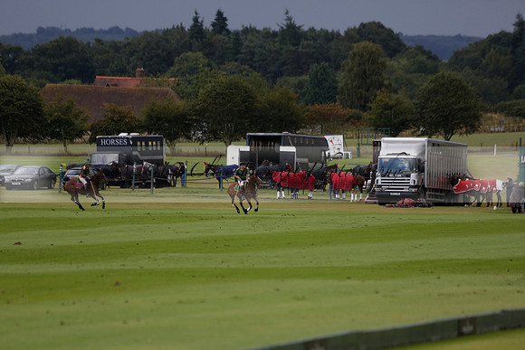 Maiz Dulce (green) v Las Esterellas (yellow) in the PSI Final polo match at Cowdray Park Polo Club on Ambersham 2 on Sunday 2013.09.08 www.polopictures.co.uk
