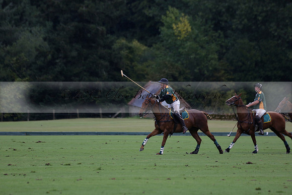 Maiz Dulce (green) v Las Esterellas (yellow) in the PSI Final polo match at Cowdray Park Polo Club on Ambersham 2 on Sunday 2013.09.08 www.polopictures.co.uk
