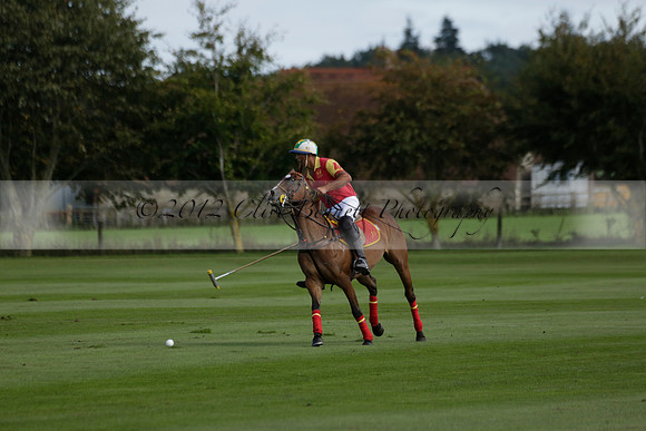 Four Quarters Black (black) v BHC (red) in a Autumn Cup polo match on Ambersham 2 at Cowdray Park Polo Club on Friday 20 September 2013 www.polopictures.co.uk