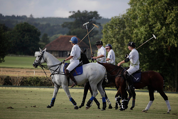 Summit v Combe Place in a West Sussex Cup polo match played on River at Cowdray Park Polo Club on Tuesday 21 August 2012