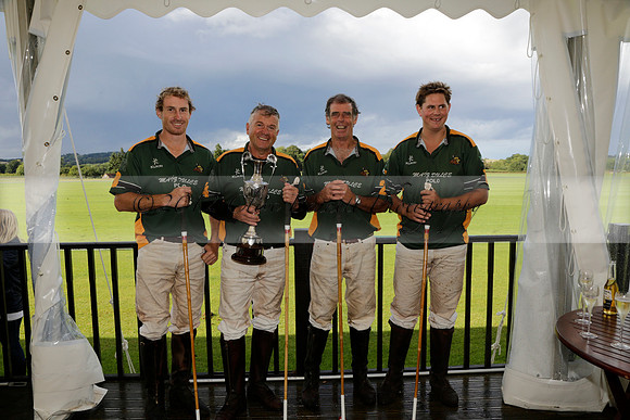 Maiz Dulce (green) v Las Esterellas (yellow) in the PSI Final polo match at Cowdray Park Polo Club on Ambersham 2 on Sunday 2013.09.08 www.polopictures.co.uk