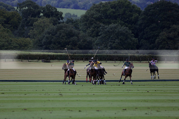 Maiz Dulce (green) v Las Esterellas (yellow) in the PSI Final polo match at Cowdray Park Polo Club on Ambersham 2 on Sunday 2013.09.08 www.polopictures.co.uk