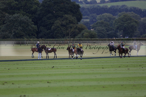 Maiz Dulce (green) v Las Esterellas (yellow) in the PSI Final polo match at Cowdray Park Polo Club on Ambersham 2 on Sunday 2013.09.08 www.polopictures.co.uk